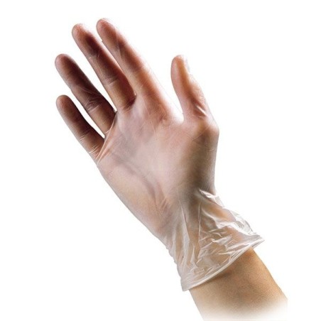 GUANTES VINILO T/M 100uds